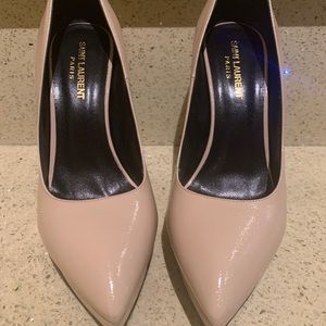 YSL Beige Platform Pumps 100% Authentic